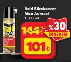 Raid Böceksavar Max Aerosol 300 ml image