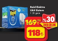 Raid Elektro Likit Sistem 30 Gece image