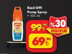 Raid Off! Pump Sprey 100 ml image
