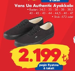 Vans Ua Authentic Ayakkabı image