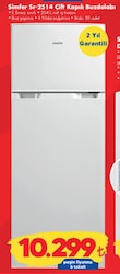 Simfer SR-2514 Çift Kapılı Buzdolabı image