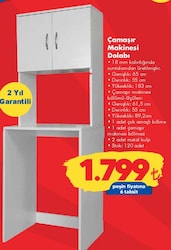 Çamaşır Makinesi Dolabı image