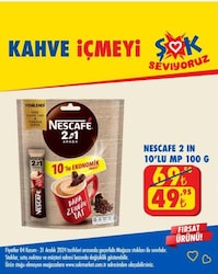 Nescafe 2 ın 10'lu Mp 100 g image