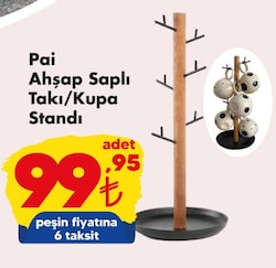 Pai Ahşap Saplı Takı/Kupa Standı image