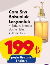 Cam Sıvı Sabunluk Losyonluk image