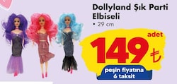 Gokidy Dollyland Şık Parti Elbiseli 29 cm image