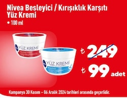 Nivea Besleyici/Kırışıklık Karşıtı Yüz Kremi 100 ml image