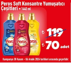 Peros Soft Konsantre Yumuşatıcı 1440 ml image