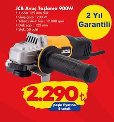 JCB Avuç Taşlama 900 W image