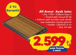 Alf Armut Ayak Isıtıcı image