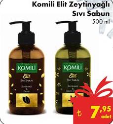 Komili Elit Zeytinyağlı Sıvı Sabun 500 ml image