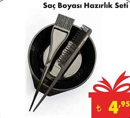 Saç Boyası Hazırlık Seti image