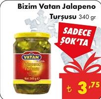 Bizim Vatan Jalapeno Turşusu 340 gr image