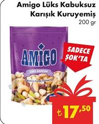 Amigo Lüks Kabuksuz Karışık Kuruyemiş 200 gr image