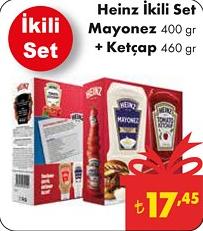 Heinz İkili Set Mayonez 400 gr + Ketçap 460 gr image