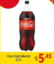Coca-Cola Şekersiz 2,5 L image