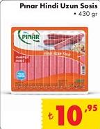 Şok Pınar Hindi Uzun Sosis 430 gr
