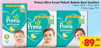 Prima Ultra Fırsat Paketi Bebek Bezi Çeşitleri image