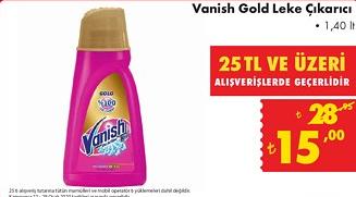 Vanish Gold Leke Çıkarıcı 1,40 lt image