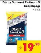 Derby Samurai Platinum 3 Tıraş Bıçağı 9+3 image