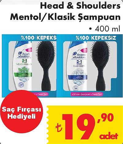 Head&Shoulders Mentol/Klasik Şampuan 400 ml image