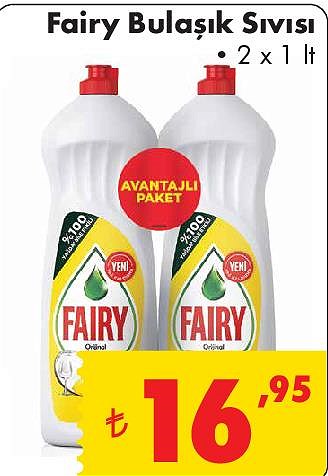 Fairy Bulaşık Sıvısı 2x1 lt image