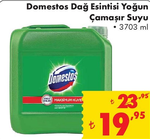 Domestos Dağ Esintisi Yoğun Çamaşır Suyu 3703 ml image