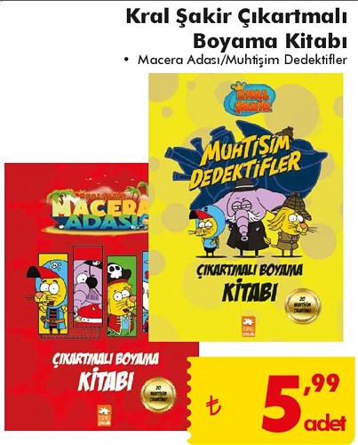 Kral Şakir Çıkartmalı Boyama Kitabı  image