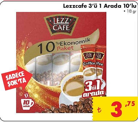 Lezzcafe 3'ü 1 Arada 10'lu image