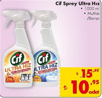 Cif Sprey Ultra Hız 1000 ml image
