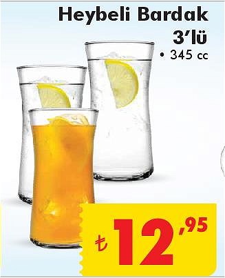 Paşabahçe Heybeli Bardak 3'lü 345 cc image