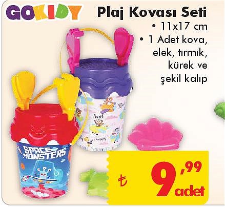Gokidy Plaj Kovası Seti image