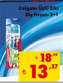 Colgate Üçlü Etki Diş Fırçası 2+1 image