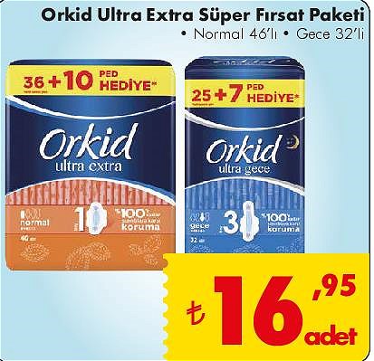 Şok Orkid Ultra Extra Süper Fırsat Paketi