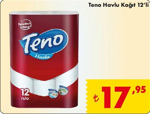 Teno Havlu Kağıt 12'li image