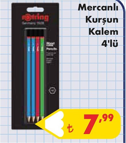 Rotring Mercanlı Kurşun Kalem 4'lü image