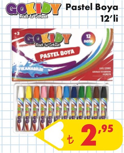 Gokidy Pastel Boya 12'li image