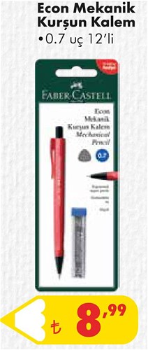 Faber-Castell Econ Mekanik Kurşun Kalem 0.7 Uç 12'li image