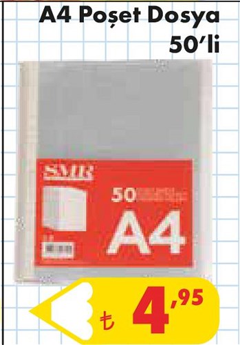 A4 Poşet Dosya 50'li image
