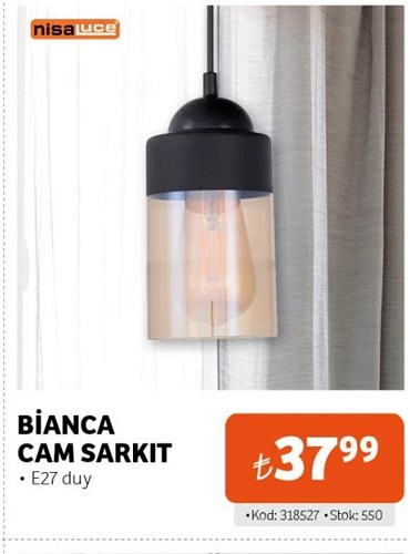 Nisa Luce Bianca Cam Sarkıt image