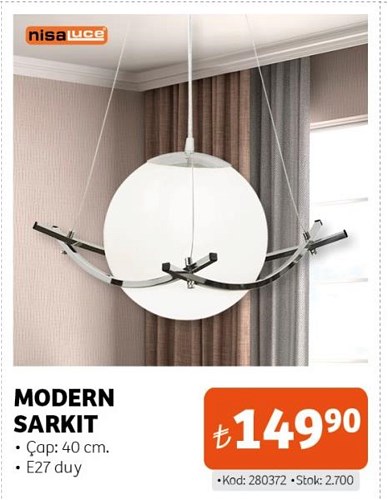 Nisa Luce Modern Sarkıt image