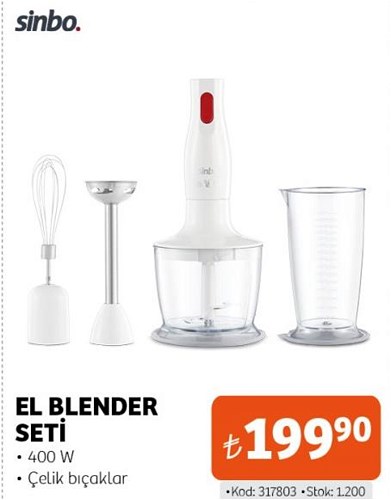 Sinbo El Blender Seti 400 W image