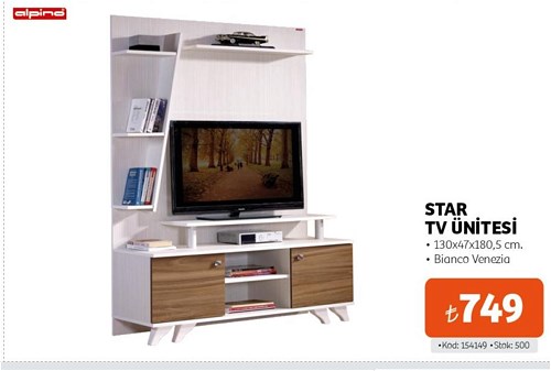 Alpino Star Tv Ünitesi Bianco Venezia image