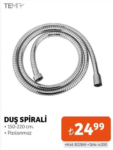 Tema Duş Spirali 150-220 cm image