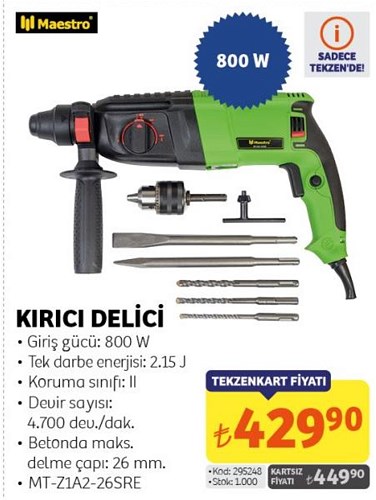 Maestro Kırıcı Delici 800 W image