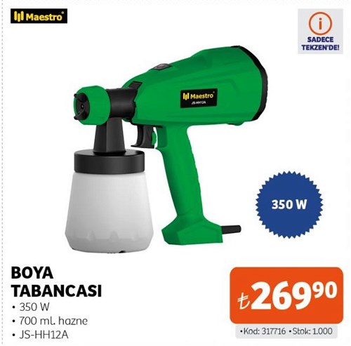 Maestro Boya Tabancası 350 W JS-HH12A image