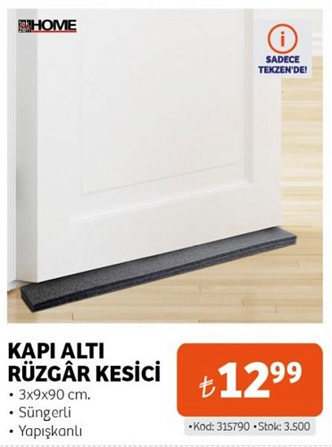 Tekzen Home Kapı Altı Rüzgar Kesici  image