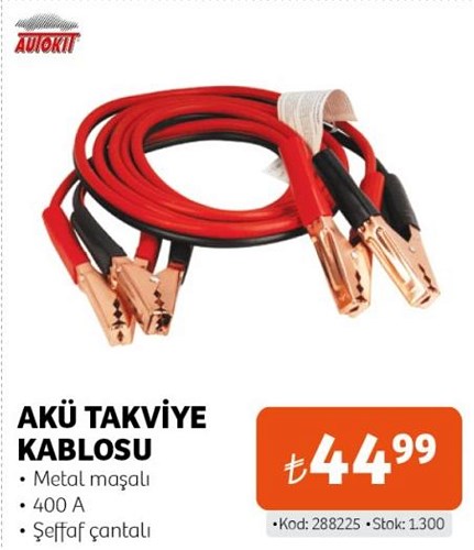 Autokit Akü Takviye Kablosu 400 A image