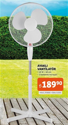 Ayaklı Vantilatör 45 W image