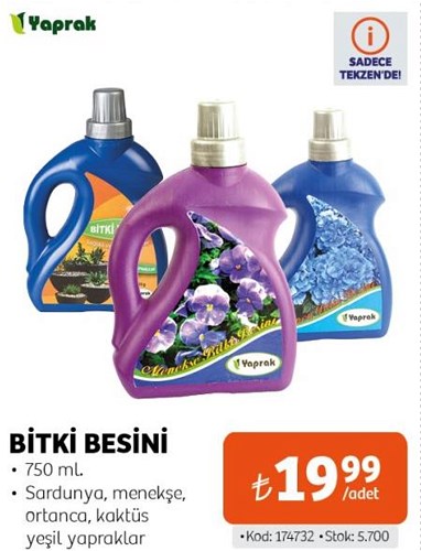 Yaprak Bitki Besini 750 ml image